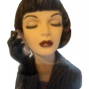 Cameo Girls Head Vase Eve 1988 Dressed For Success